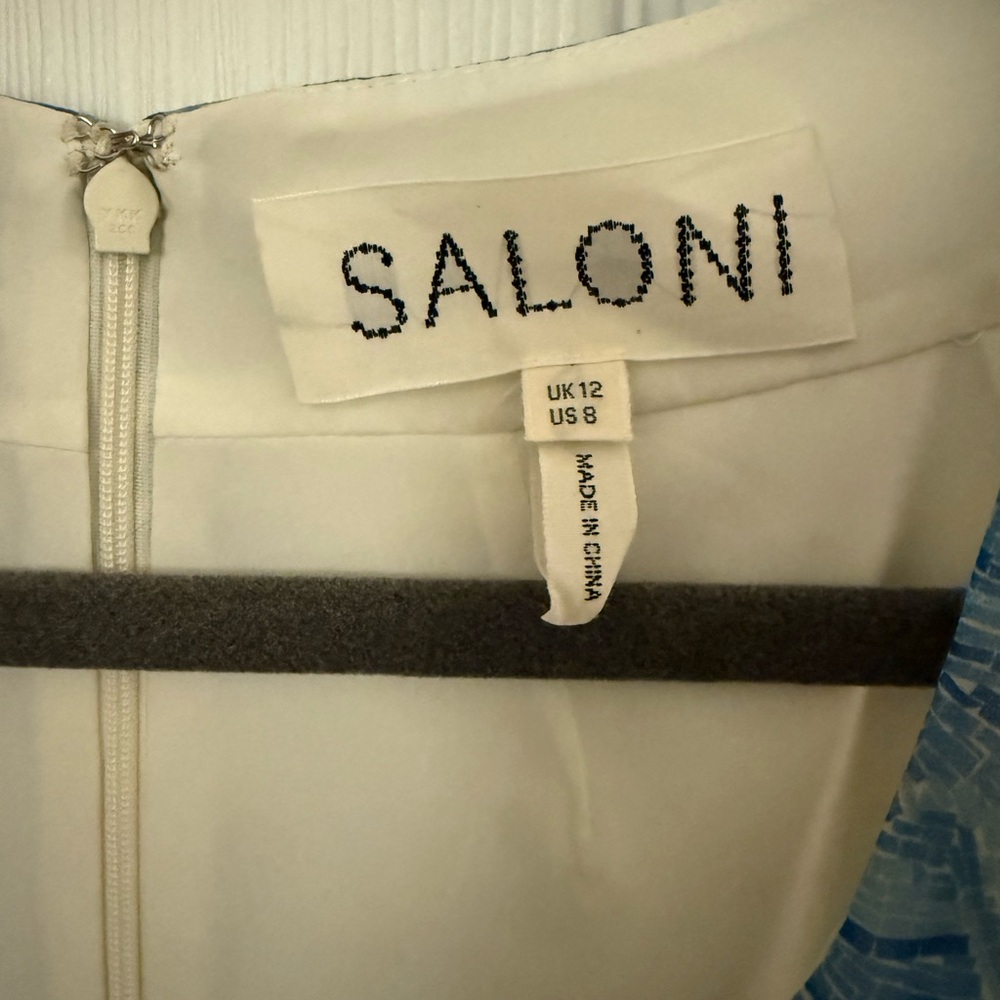 SALONI Amy Silk Ruffle Dress - Picture 8 of 8